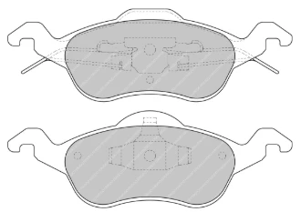 Ferodo Brake Pad Set FCP1318 for Porsche/Audi/BMW Motorsport Applications