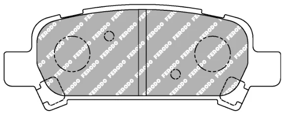 Ferodo Brake Pad Set FCP1333 for Porsche/Audi/BMW Motorsport Applications