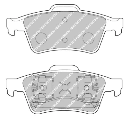 Ferodo Brake Pad Set FCP1540 for Porsche/Audi/BMW Motorsport Applications