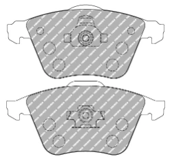 Ferodo Brake Pad Set FCP1706 for Porsche/Audi/BMW Motorsport Applications