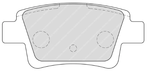 Ferodo Brake Pad Set FCP1858 for Porsche/Audi/BMW Motorsport Applications