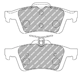 Ferodo Brake Pad Set FCP1931 for Porsche/Audi/BMW Motorsport Applications