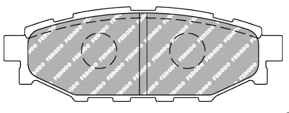Ferodo Brake Pad Set FCP1947 for Porsche/Audi/BMW Motorsport Applications