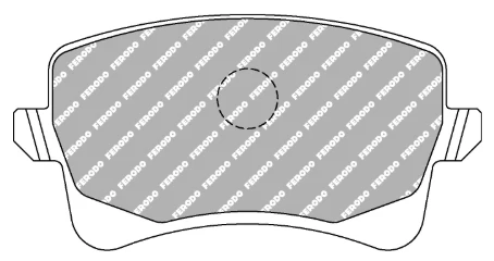 Ferodo Brake Pad Set FCP4050 for Porsche/Audi/BMW Motorsport Applications