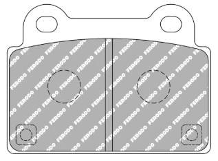 Ferodo Brake Pad Set FCP4168 for Porsche/Audi/BMW Motorsport Applications