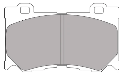 Ferodo Brake Pad Set FCP4172 for Porsche/Audi/BMW Motorsport Applications