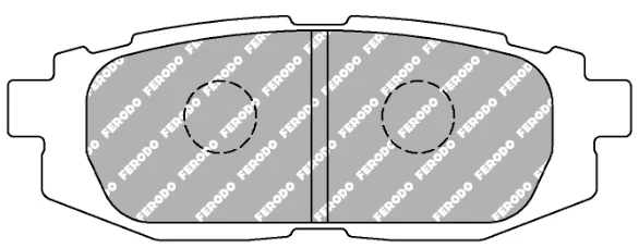 Ferodo Brake Pad Set FCP4187 for Porsche/Audi/BMW Motorsport Applications