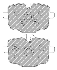 Ferodo Racing Brake Pad Set FCP4381 for Porsche 997 Carrera/Carrera S (2005–2012)