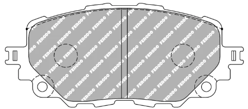 Ferodo Brake Pad Set FCP4873 for Porsche/Audi/BMW Motorsport Applications
