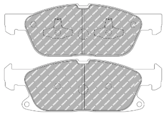 Ferodo Brake Pad Set FCP4930 for Porsche/Audi/BMW Motorsport Applications