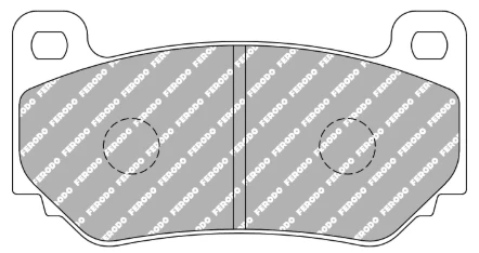 Ferodo Brake Pad Set FCP4972 for Porsche/Audi/BMW Motorsport Applications