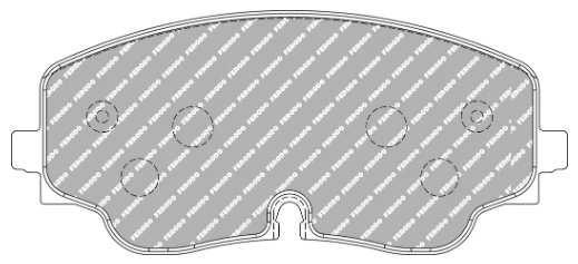 Ferodo Brake Pad Set FCP5358 for Porsche/Audi/BMW Motorsport Applications