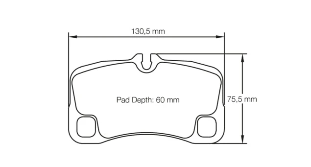 Ferodo Rear Brake Pads for Porsche 996/997 (2000–2012)