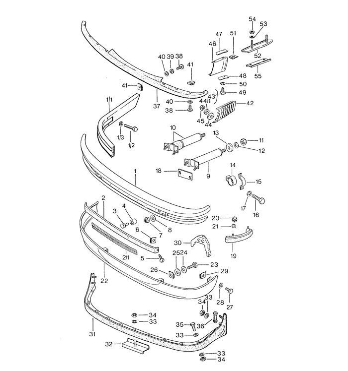 Front Spoiler Bracket for Porsche 911, 912, and 930 (1974-89) - Image 2