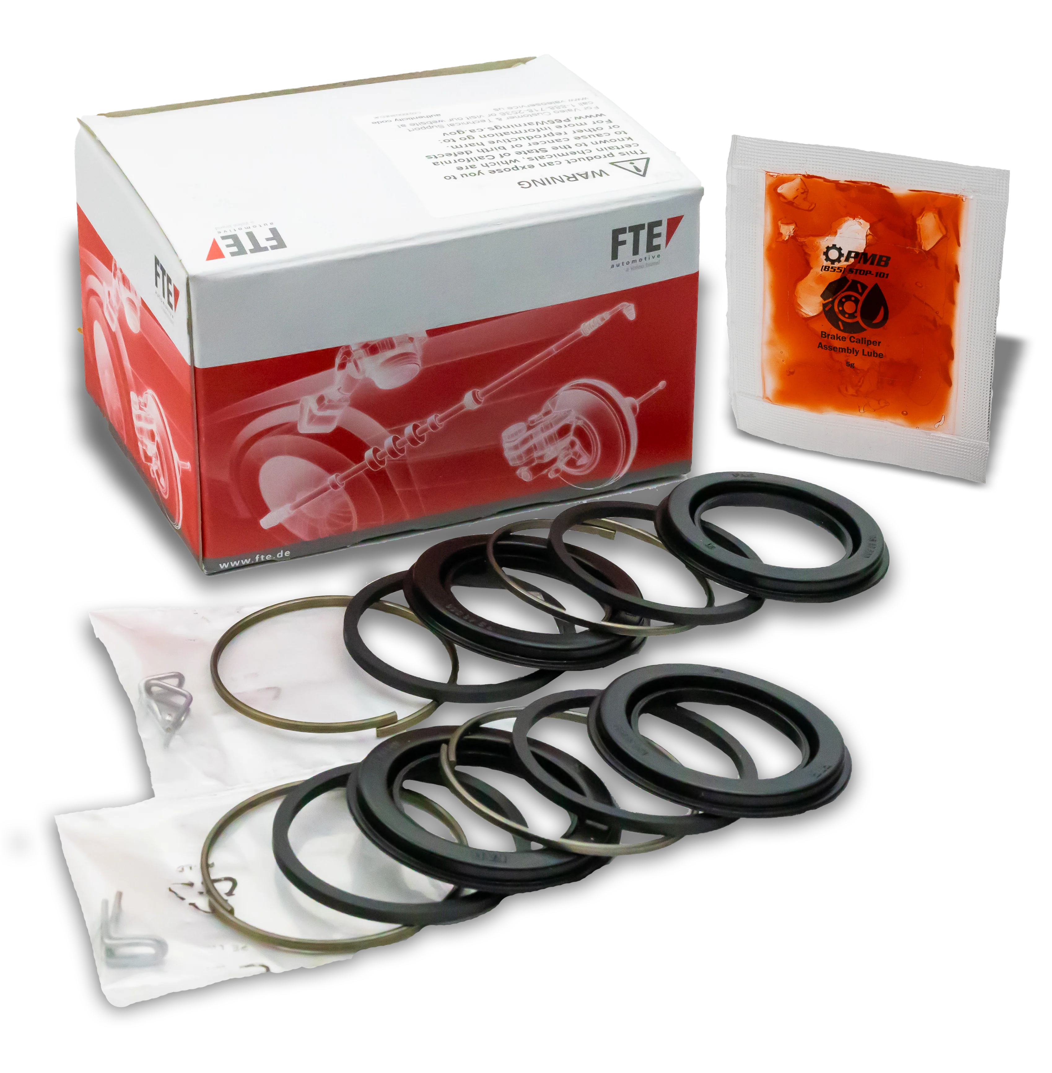 FTE 48mm Front Caliper Seal Kit for 356 (1964-65)