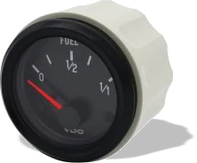 Fuel Gauge, 10-180 OHMs, Requires Sending Unit P/N: V226001