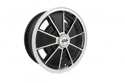 Gloss Black with Polished Lip & Spoke Edges 17" x 5.5" 5x112