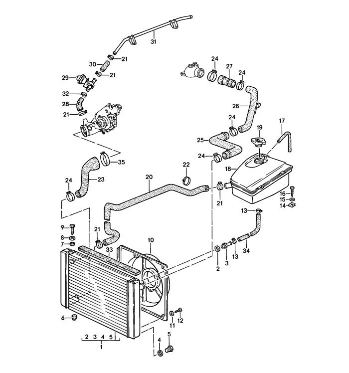 Heater Control Valve for Porsche 944, 928, 968, 911 (996), Boxster/Cayman (986/987) - Image 2
