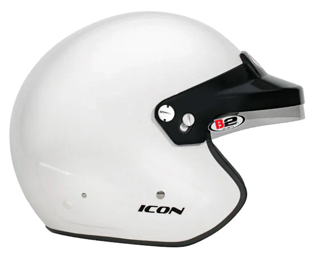 Icon B2 Open-Face Auto Racing Helmet for Snell SA2020 - Image 2
