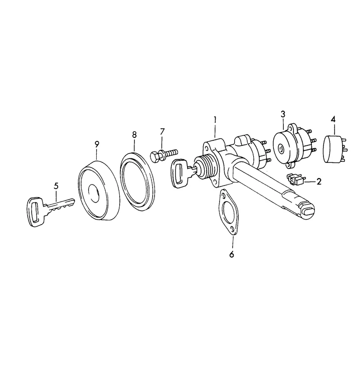 Ignition Switch Bezel for Porsche 911 (1970-73) - Image 2