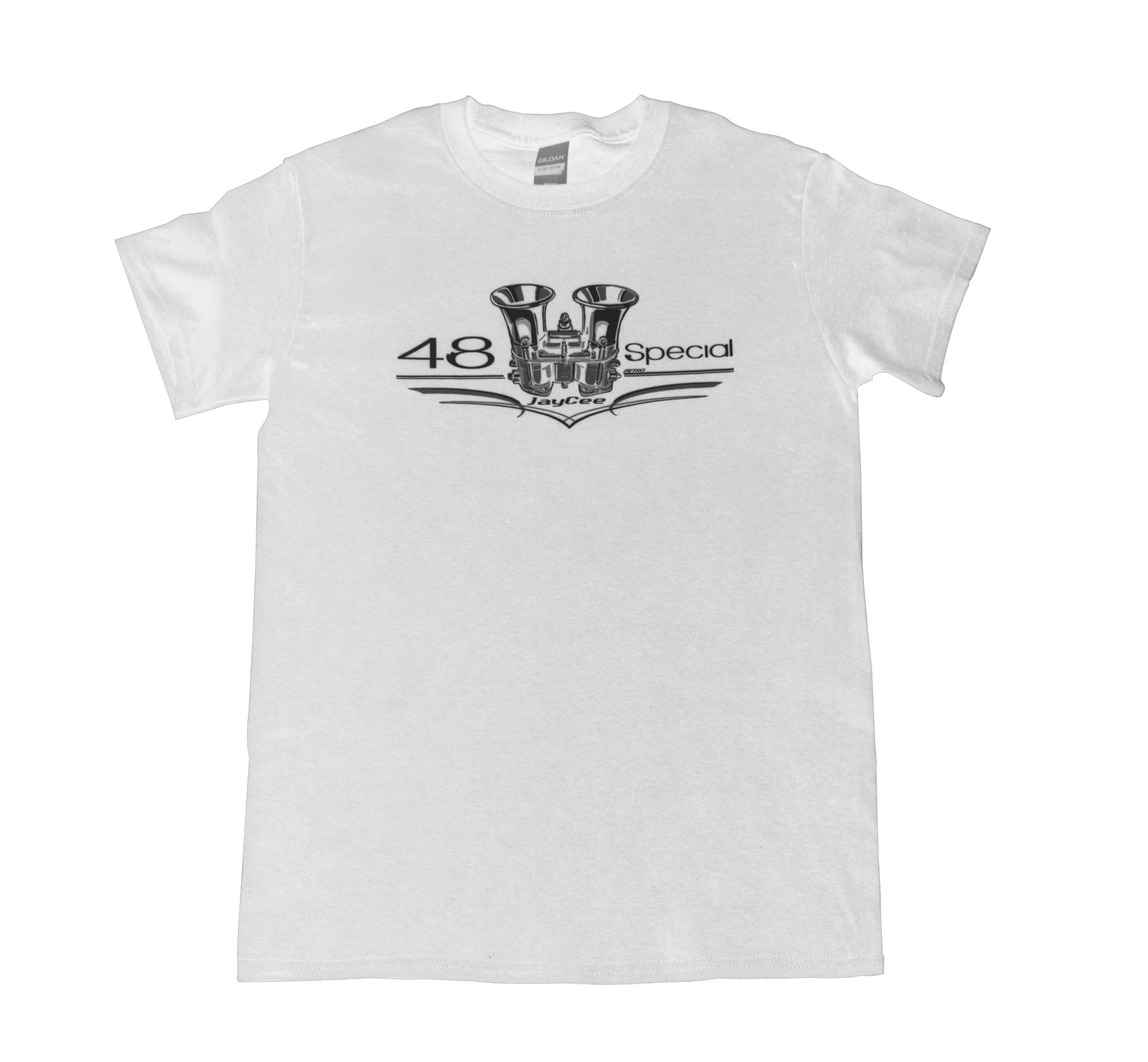 JayCee and 48 Special T-shirt in White size 2XLarge