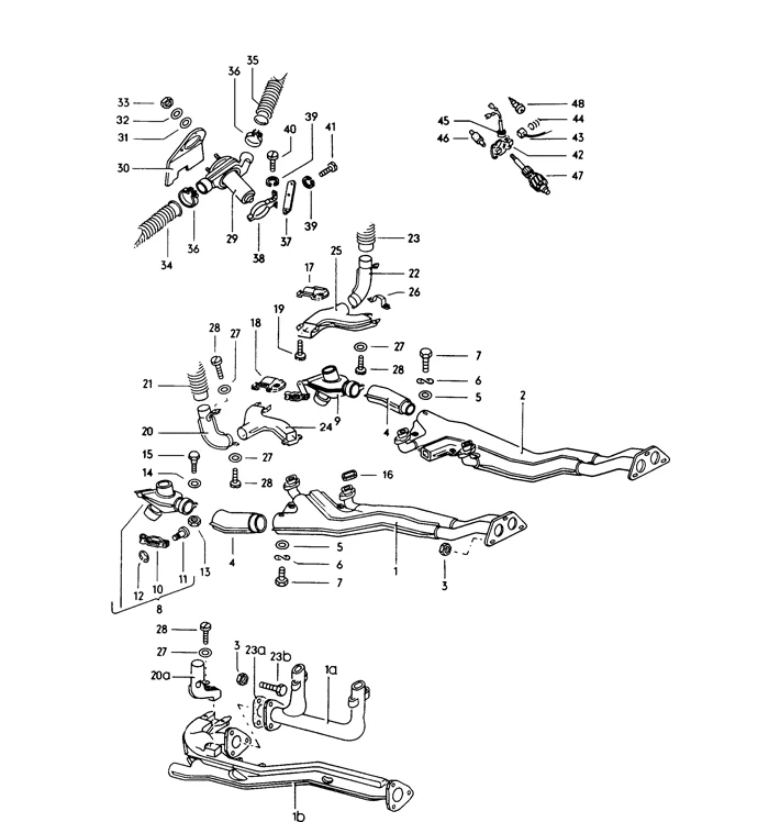 Left Heater Control Box for Porsche 914 (1970-76) - Image 3