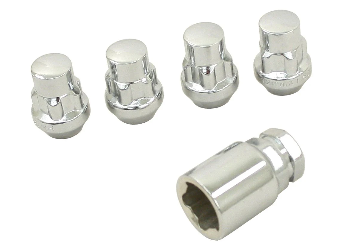 M12-1.5, Acorn Nut, Set of 4