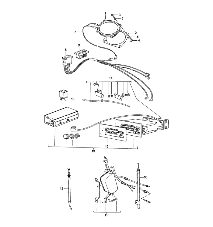 Manual Antenna for Porsche 911, 912, 914, 924, and 944 - Image 2