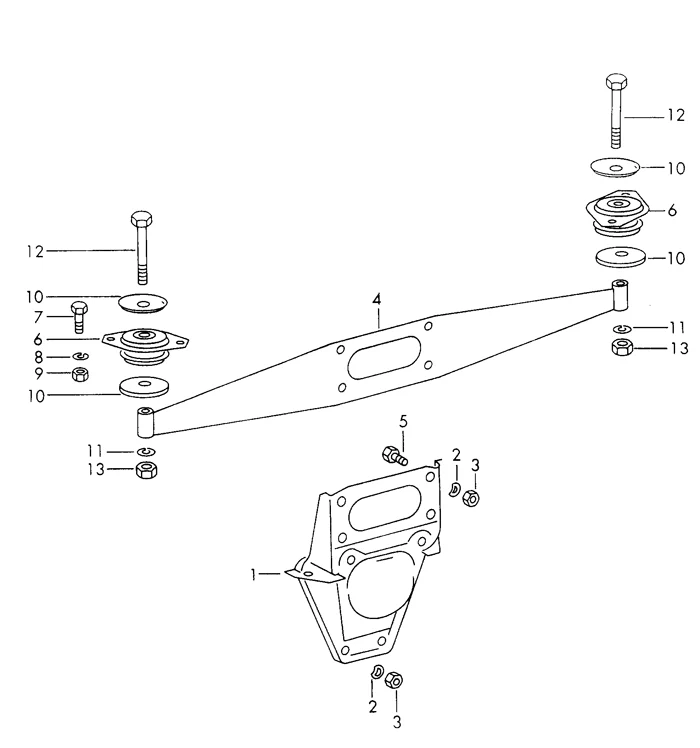 Motor Mount Support Washer for Porsche 911 (65-89) - Image 3