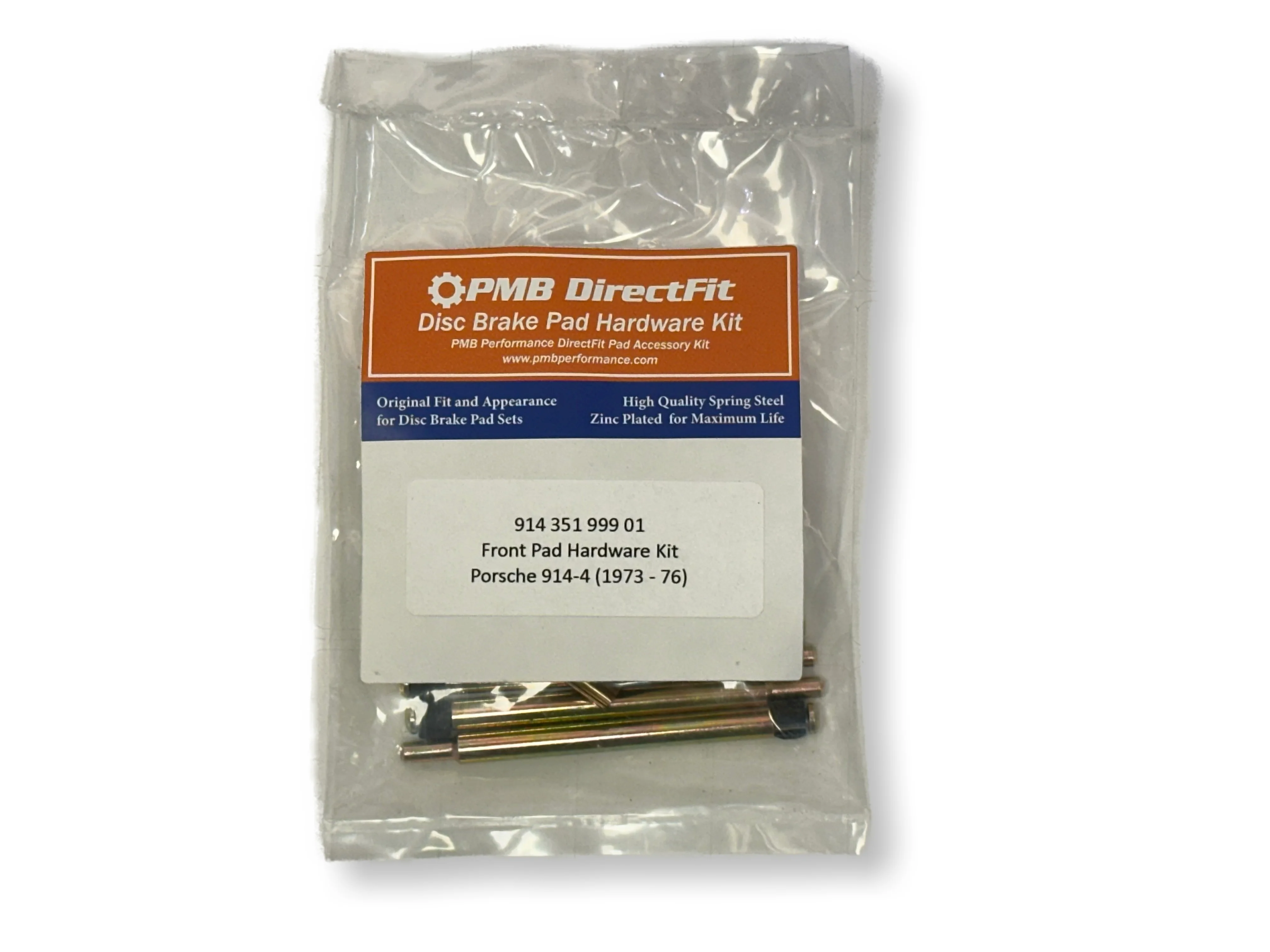 Porsche 914-4 Front Pad Hardware Kits (1973-76) - Image 6