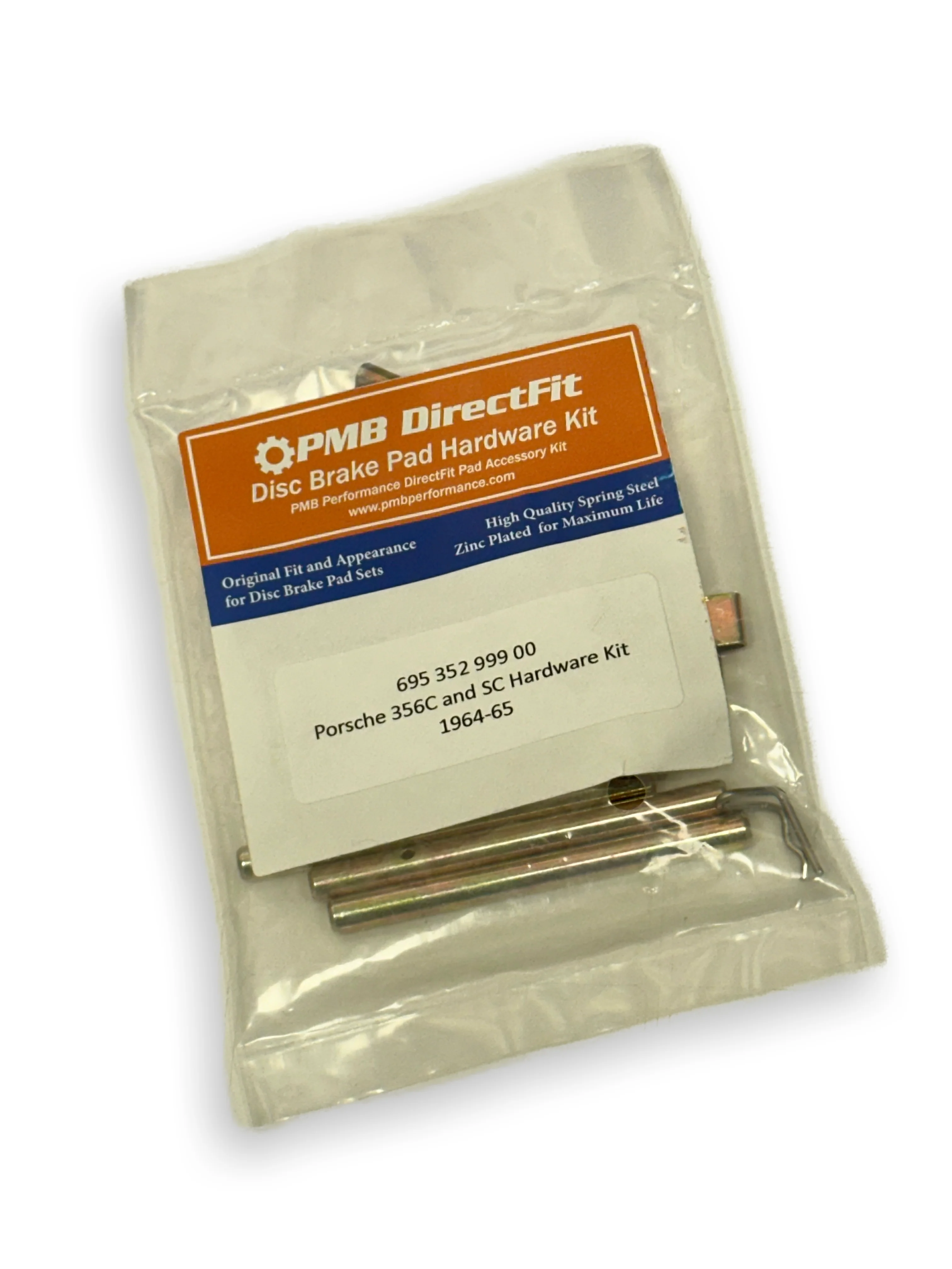 Porsche 356C/SC Rear Pad Hardware Kits (1964-65) - Image 2