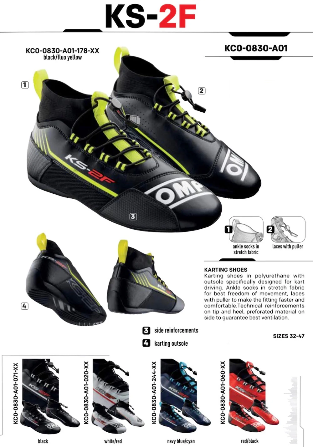 OMP KS-2F Kart Racing Shoess - Image 7