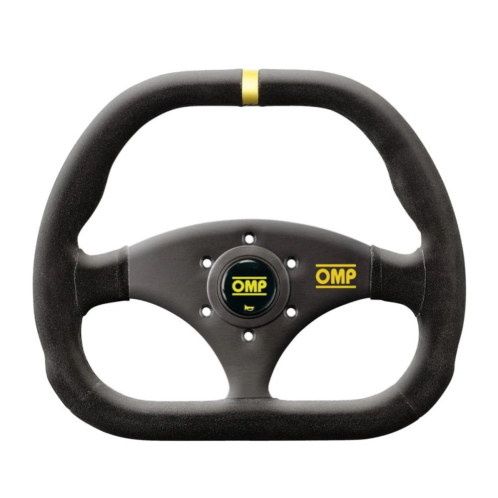 Competition Motorsport OMP Kubic Steering Wheel – Flat Top 310x265mm Racing Wheel With Anatomic Grip - Image 2
