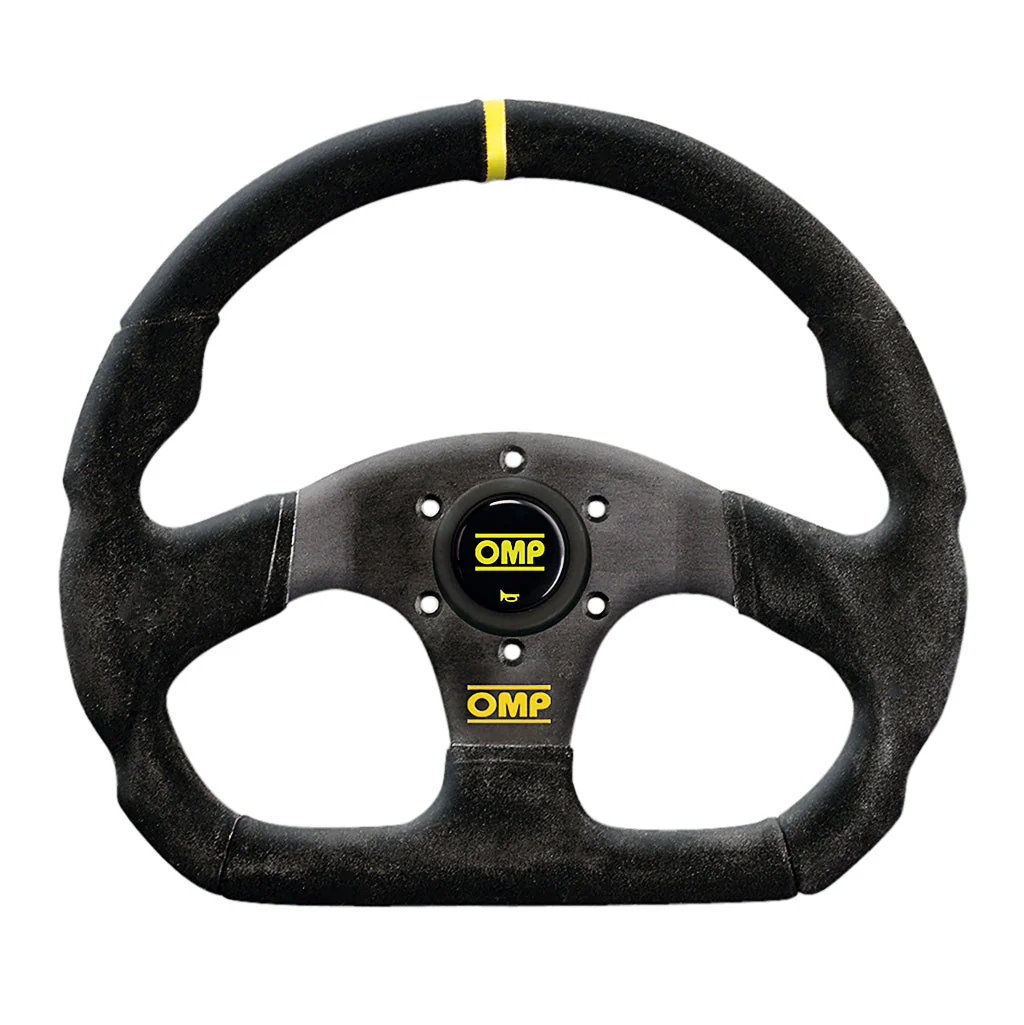 Competition Motorsport OMP Super Quadro Steering Wheel 320mm Suede Flat-bottom