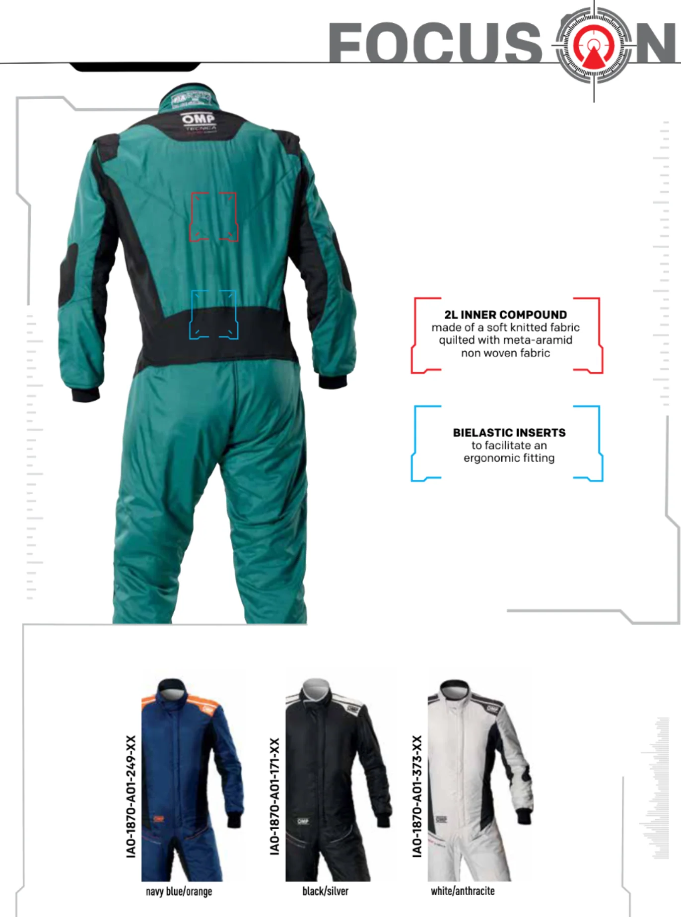 OMP TECNICA SUPER LIGHT Race Suit - Image 10