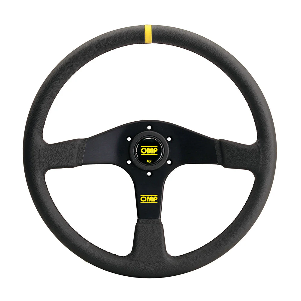 OMP Velocita 380 Steering Wheel – 380mm Flat, Leather or Suede - Image 2