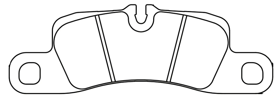 Pagid Racing Front/Rear Brake Pad Set No. 4918 for Porsche 981/718/991/Cayenne