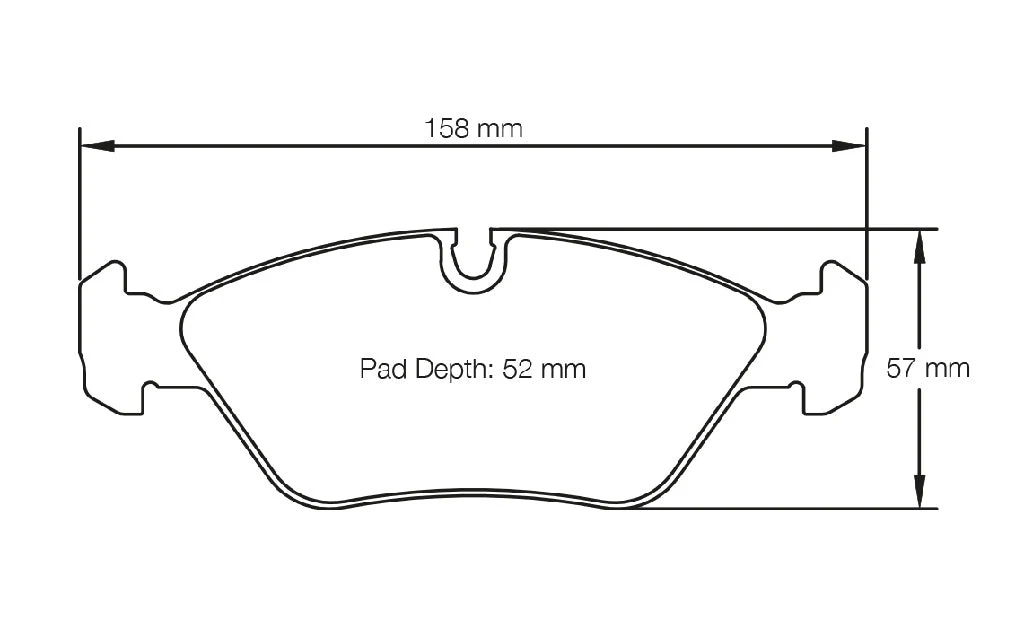 Pagid Racing Front Brake Pads for BMW M3 [E30] EVO I & II