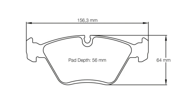 Pagid Racing Front Brake Pad Set No. 1295 - Image 2
