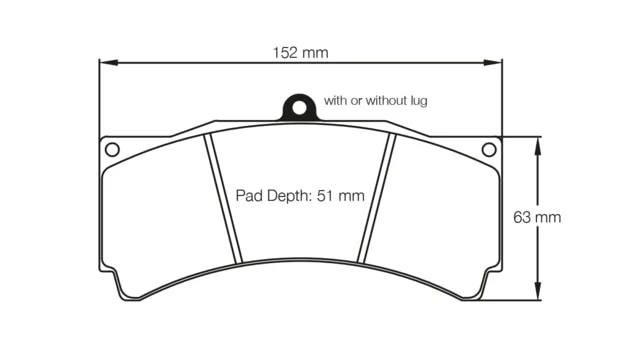 Pagid Racing Front/Rear Brake Pad Set No. 1903 - Image 3