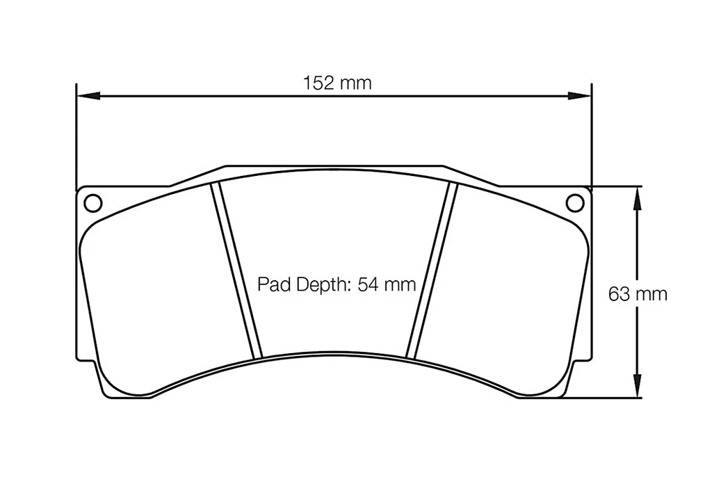 Pagid Racing RS29 Front Brake Pads for Alfa Romeo Giulietta TCR