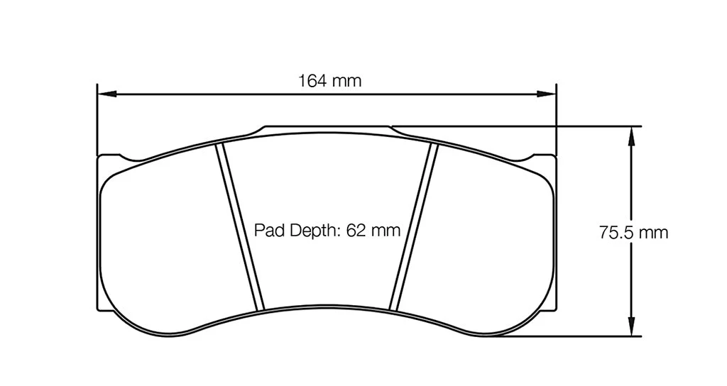 Pagid Racing RSL1 Front Brake Pads for BMW M4 GT4, F82 [race car]