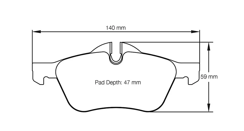 Pagid Racing Front Brake Pads for BMW Mini Cooper