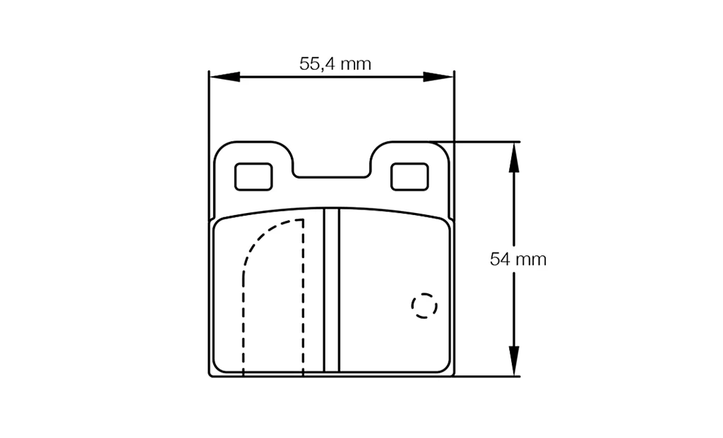 Pagid Racing H29E Front/Rear Brake Pads for Porsche 356/914/912/911