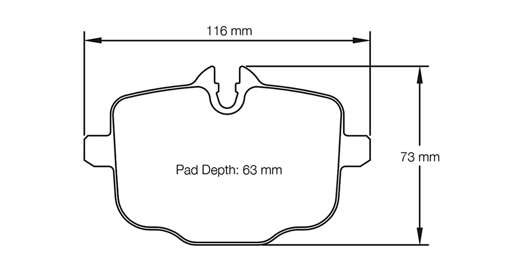 Pagid Racing Rear Brake Pad Set No. 4932