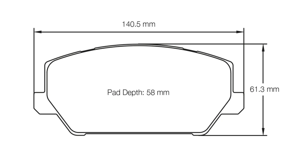 Competition Motorsport Pagid Racing Front Racing Brake Pads No. 7034