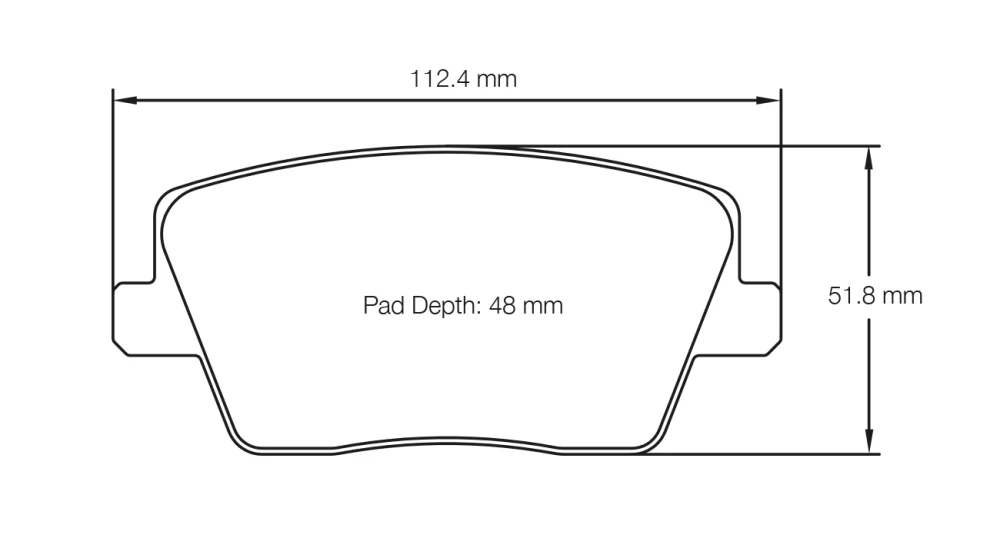 Competition Motorsport Pagid Racing Rear Racing Brake Pads No. 7035 - Image 3