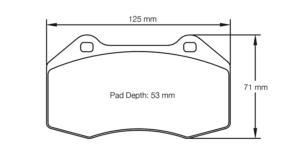 Pagid Racing Front Brake Pad Set No. 8023