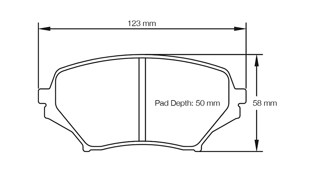 Pagid Racing Front Brake Pad Set No. 8082