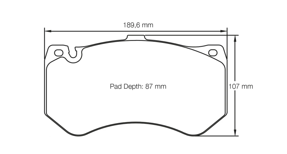 Pagid Racing Front Brake Pad Set No. 8088 - Image 2